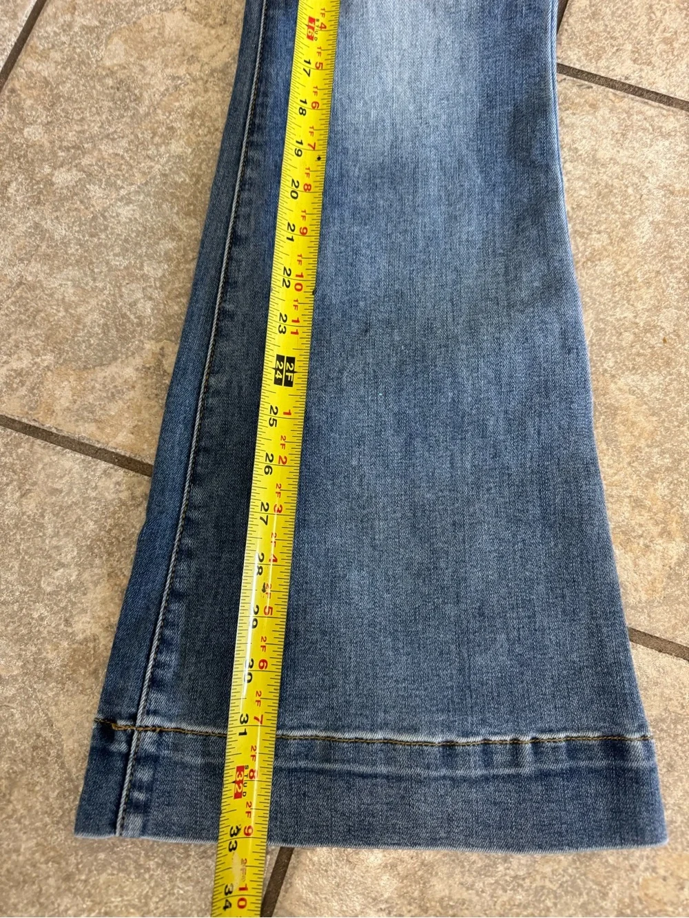 Judy Blue Womens trouser flare jeans - size 7/28